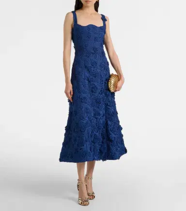 Leo Lin Odette lace midi dress | Thumbnail 3