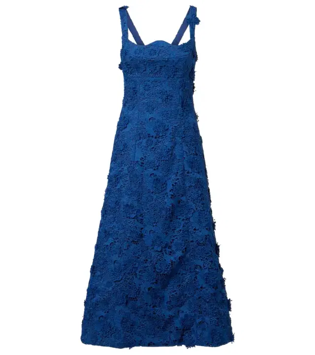 Odette lace midi dress