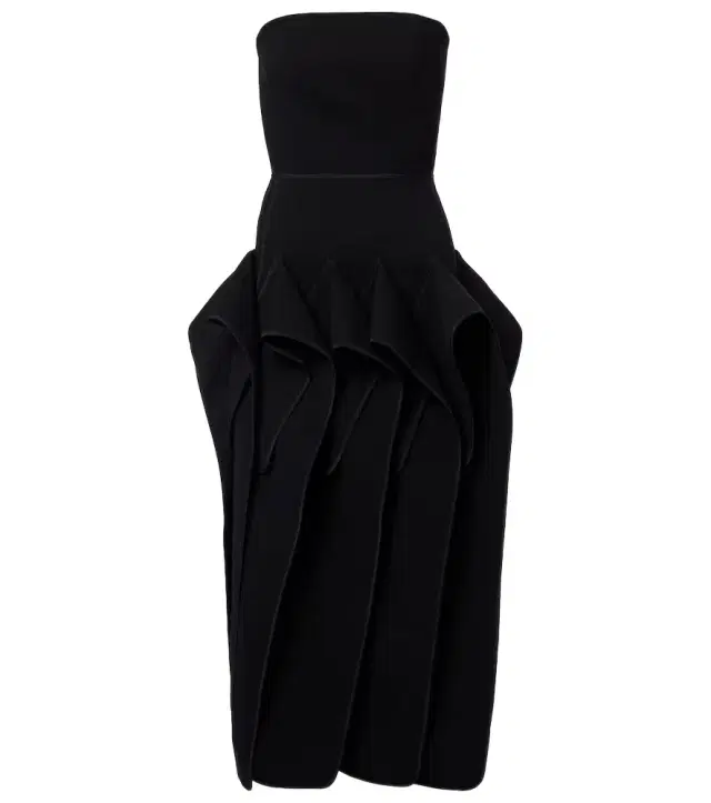 Breakout draped midi dress