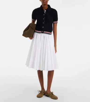 Thom Browne Pointelle cotton cardigan | Thumbnail 4