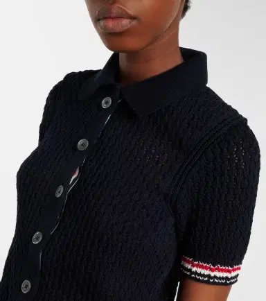Thom Browne Pointelle cotton cardigan | Thumbnail 5