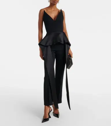 Maticevski Frame peplum satin top | Thumbnail 4