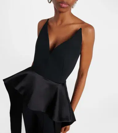 Maticevski Frame peplum satin top | Thumbnail 5