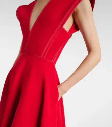 Maticevski Empath draped midi dress | Thumbnail 3