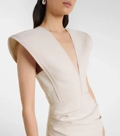 Maticevski Wingtip draped midi dress | Thumbnail 3