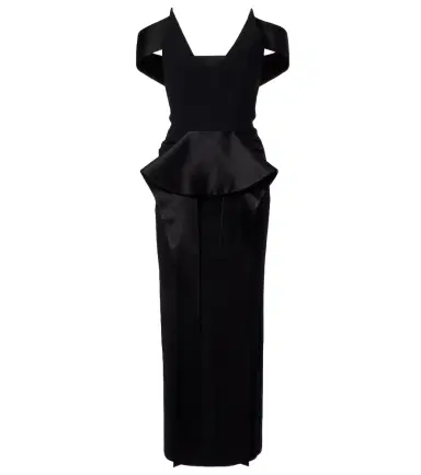 Maticevski Barrier off-shoulder satin midi dress | Thumbnail 1