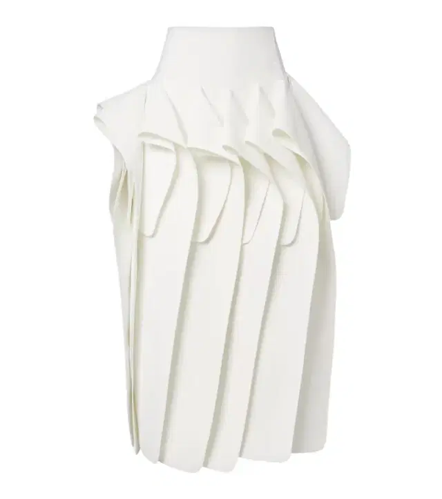 Streaming draped midi skirt