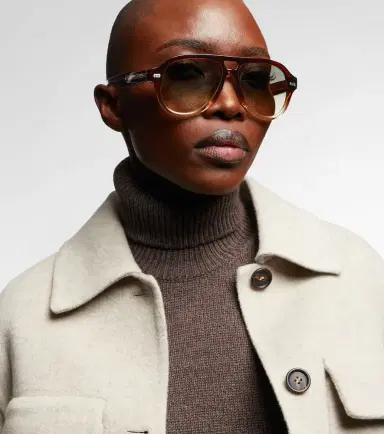 Brunello Cucinelli Paul aviator sunglasses | Thumbnail 6