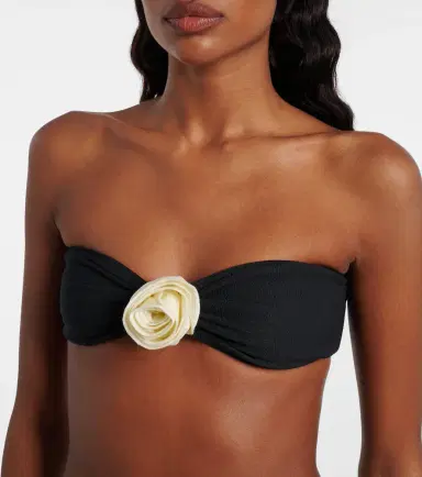 Same Rosette floral-appliqué bandeau bikini top | Thumbnail 4