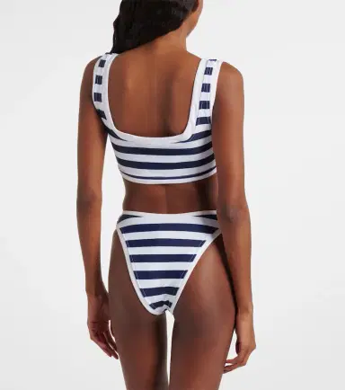 Same Grace striped bikini top | Thumbnail 2
