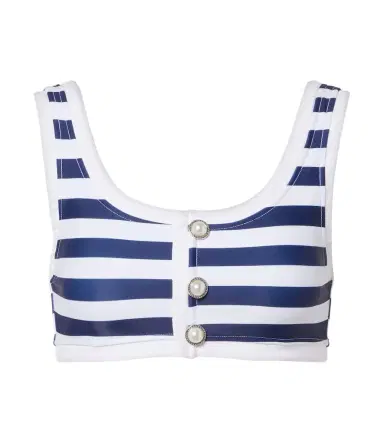 Same Grace striped bikini top | Thumbnail 1