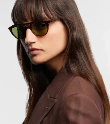 Brunello Cucinelli Sartorial Sunset round sunglasses | Thumbnail 5
