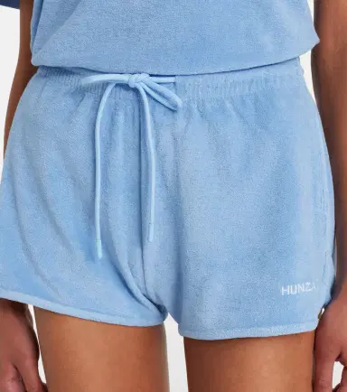 Hunza G Logo cotton terry shorts | Thumbnail 5