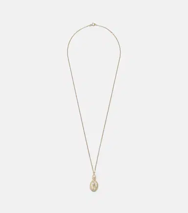 Yvonne Léon Yvonne Léon Joli Miroir 18kt and 9kt gold pendant necklace with citrines | Thumbnail 1 Yvonne Léon Yvonne Léon Joli Miroir 18kt and 9kt gold pendant necklace with citrines | Thumbnail 1