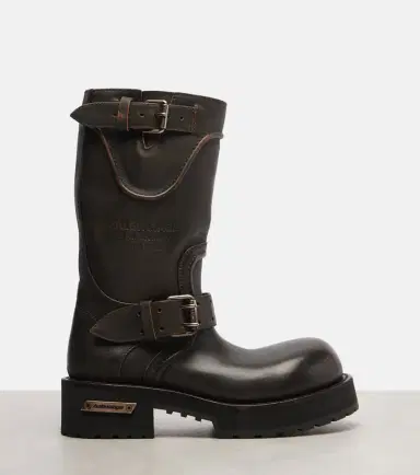 Balenciaga Venom debossed leather boots | Thumbnail 2