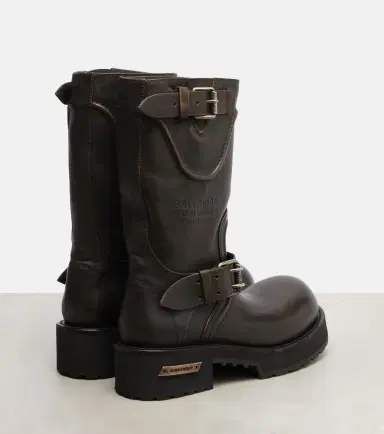 Balenciaga Venom debossed leather boots | Thumbnail 4