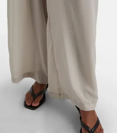 Jade Swim Mika sheer wide-leg pants | Thumbnail 6