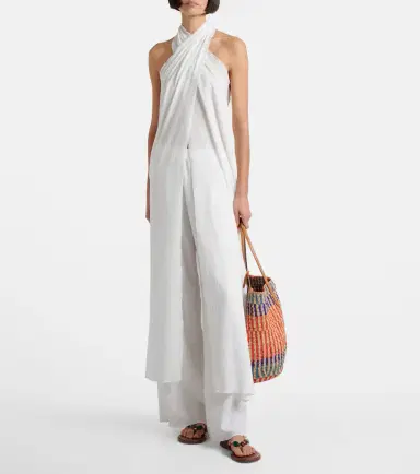 Jade Swim Stella sheer halterneck maxi dress | Thumbnail 3