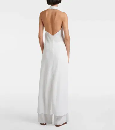 Jade Swim Stella sheer halterneck maxi dress | Thumbnail 5
