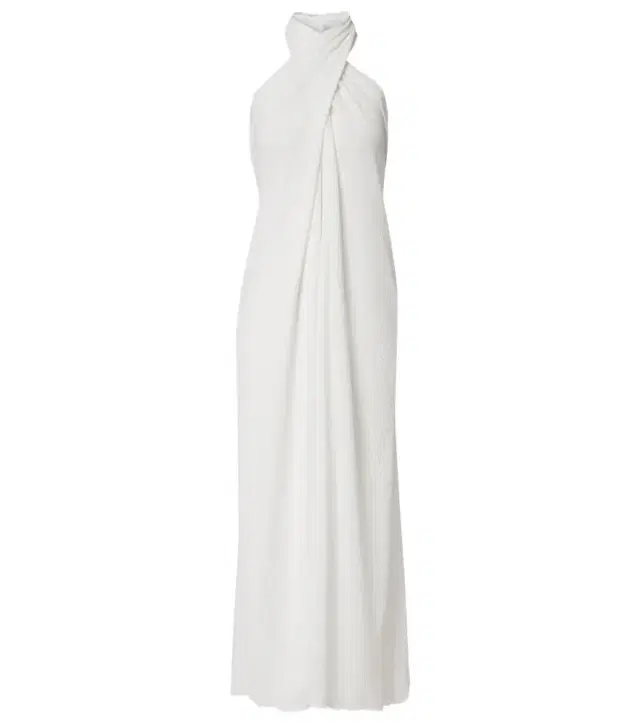 Stella sheer halterneck maxi dress