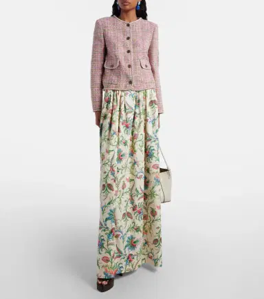 Etro Checked cotton-blend tweed jacket | Thumbnail 2