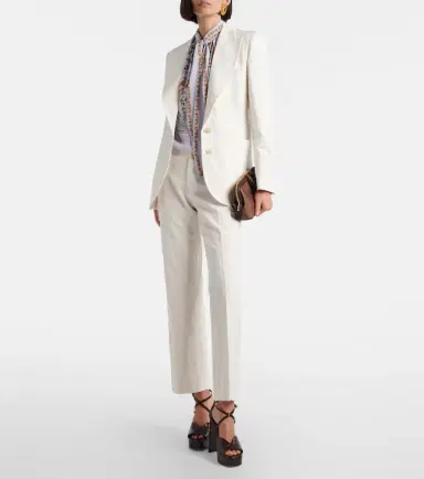 Etro Embroidered cotton-blend blazer | Thumbnail 2