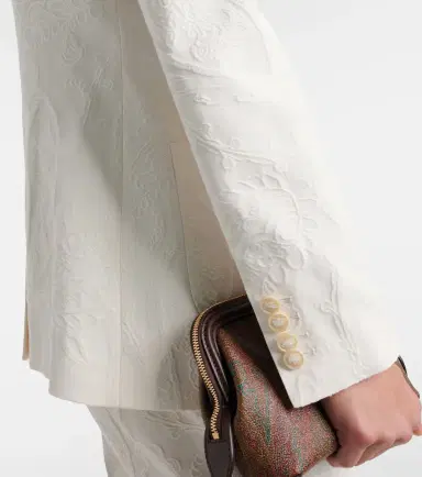Etro Embroidered cotton-blend blazer | Thumbnail 6