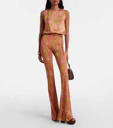 Etro Paisley flared pants | Thumbnail 2