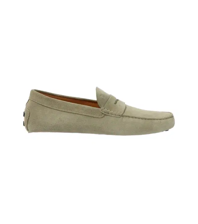 Gommino suede loafers