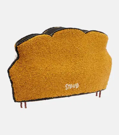 Staud Couch beaded clutch | Thumbnail 2