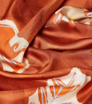 ALÉMAIS Alémais Soleil D'Amour silk scarf | Thumbnail 3