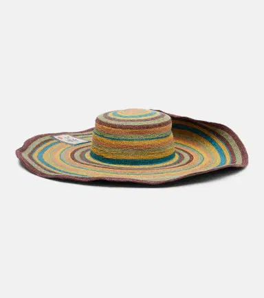 ALÉMAIS Alémais Dusk striped raffia sun hat | Thumbnail 2