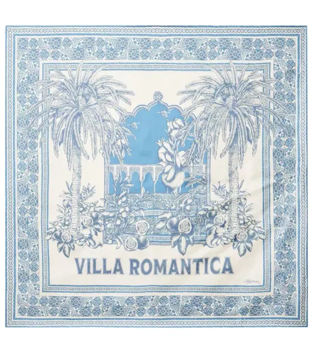 Alémais Villa Romantica silk scarf