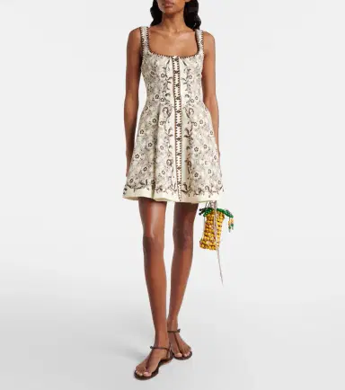 ALÉMAIS Alémais Pineapple Mini beaded top-handle bag | Thumbnail 6