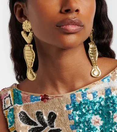 ALÉMAIS Alémais Le Jardin drop earrings | Thumbnail 5