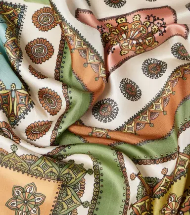 ALÉMAIS Alémais Contina Tiles silk scarf | Thumbnail 3