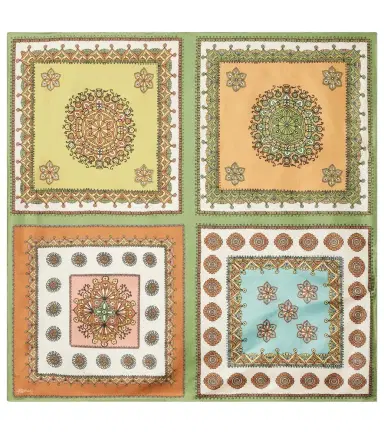 ALÉMAIS Alémais Contina Tiles silk scarf | Thumbnail 1