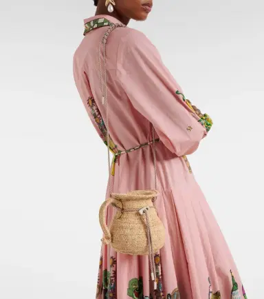 ALÉMAIS Alémais Michelle raffia crossbody bag | Thumbnail 6