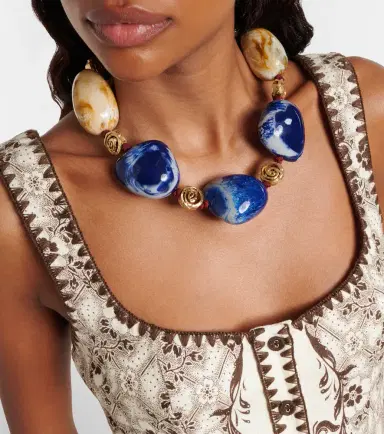 ALÉMAIS Alémais Le Jardin beaded necklace | Thumbnail 4