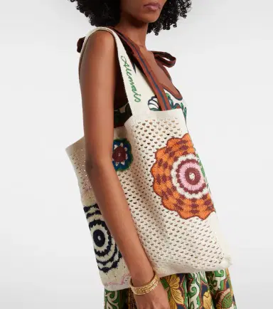 ALÉMAIS Alémais Medium crochet tote bag | Thumbnail 6