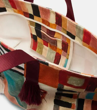 Alemais Alémais x LRNCE Michelle Large printed canvas tote bag | Thumbnail 3
