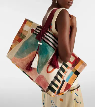 Alemais Alémais x LRNCE Michelle Large printed canvas tote bag | Thumbnail 4