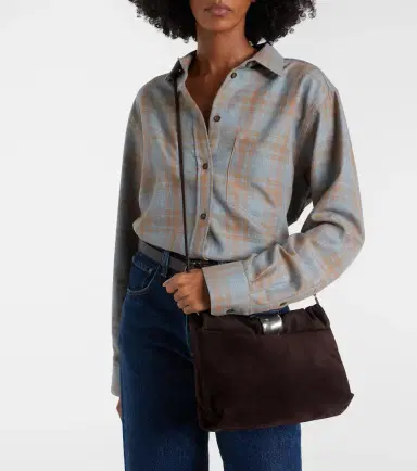 Staud Cuff suede clutch | Thumbnail 6