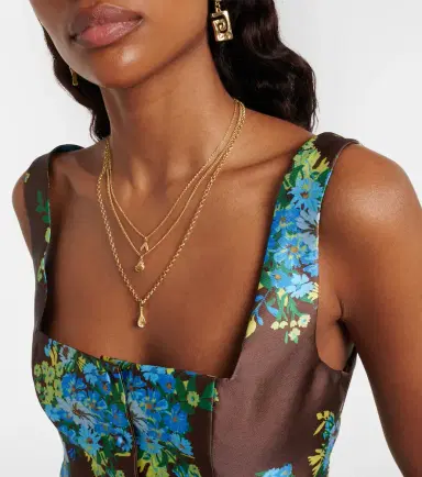 Alemais Alémais Le Jardin chain necklace | Thumbnail 4