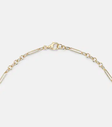 FoundRae 18kt gold necklace with emerald and diamonds | Thumbnail 4