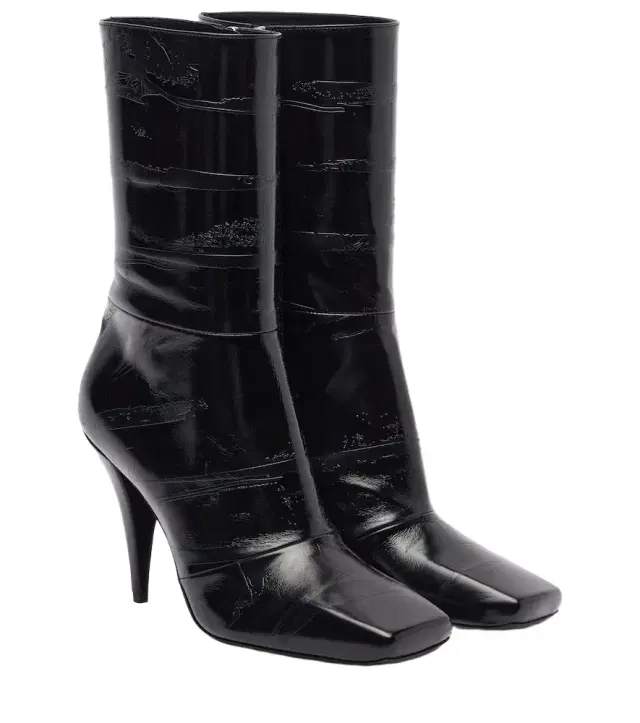 Givenchy Sliced Square 95 leather ankle boots