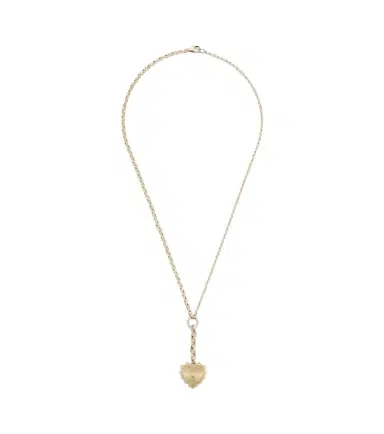 FoundRae Radiating Heart 18kt gold pendant necklace with diamonds | Thumbnail 1 FoundRae Radiating Heart 18kt gold pendant necklace with diamonds | Thumbnail 1