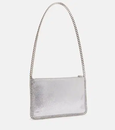 Stella McCartney Falabella Mini metallic shoulder bag | Thumbnail 3 Stella McCartney Falabella Mini metallic shoulder bag | Thumbnail 3