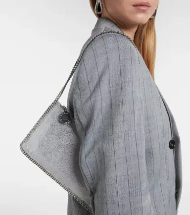 Stella McCartney Falabella Mini metallic shoulder bag | Thumbnail 4 Stella McCartney Falabella Mini metallic shoulder bag | Thumbnail 4