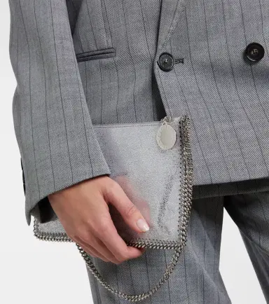 Stella McCartney Falabella Mini metallic shoulder bag | Thumbnail 6 Stella McCartney Falabella Mini metallic shoulder bag | Thumbnail 6